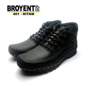Sepatu Boots Pria Kulit 401
