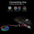 PHANTEKS 4Pin RGB Connector Cable 60cm PC Case Fan LED Strip Extension Cord. 