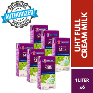 EMBORG  Full Cream Dairy Milk 1L - Premium UHT Milk from European Farms | Nutritious & Delicious
