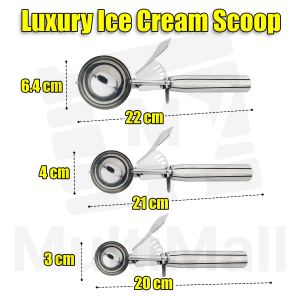 Ice Cream Scoops Set | Ice Cream Scooper | Stainless Steel Ice Cream Scooper|Ice Cream Spoon|Ice Cream|Cookies Scooper| Cookies Scoop