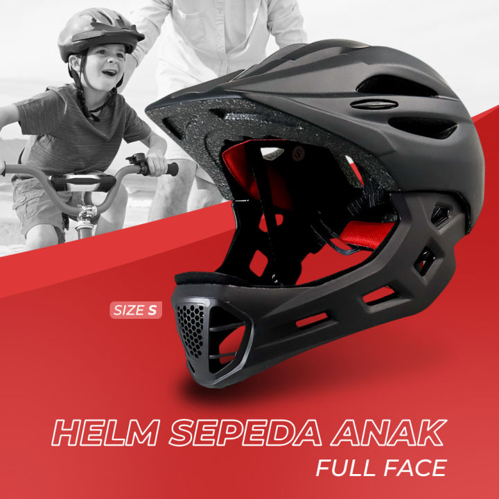 Bike Helmet Helm Full Face Size S Beli Helm Full Face Sepeda Helm