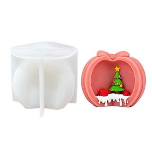 Snake Christmas Tree Silicone Mold for Making Soap Christmas Silicones Mould For Holiday Decoration