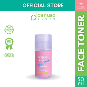 Emina Bright Stuff Face Toner Water Boom 100ml / 50ml | Toner Wajah Segar & Mencerahkan Kulit