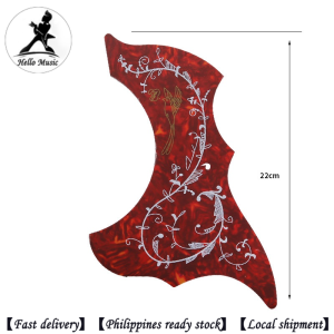 Guitar pickguard decorative sticker protective film self-adhesive folk guitar pick protective sticker