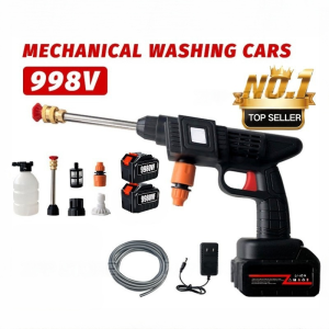 30000Kpa Portable Pressure Washers Wireless High Power Car Washer Pro Power Spray Water spear Rechargeable 48V 2 batteries water sprayer