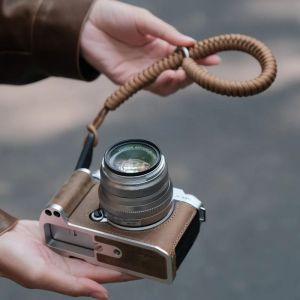 Roadfisher Genuine Real Leather Cowhide Camera Bag Protect Case Cover Base Hand Grip Belt Strap For Fujifilm XM5 Fuji X-M5