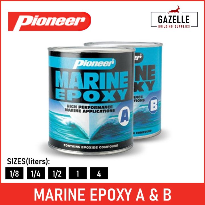 Pioneer Marine Epoxy Set - 1/8L / 1/4L / 1/2L / 1L / 4L | Lazada PH