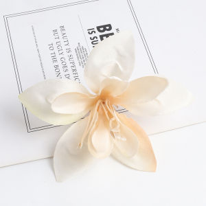 5PCS Artificial Lily Flower Heads Wedding Party Home Flower Wall Decoration Fake Flowers DIY Wreath Headdress Gift Decor Photograph Accessories Simulation Flowers