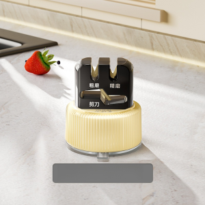 เครื่องลับมีดถ้วยดูดในครัวเรือน กรรไกรเหล็กทังสเตนบดละเอียดเซรามิก