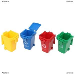 [COD] Abulaia Kid 4pcs set Trash Can Toy Garbage Truck Cans Curbside Vehicle Bin Toys