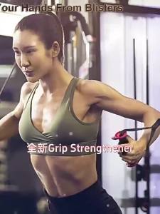 Grip strengthener Weightlifting anti-slip fitness handle strength trainer finger exercise device