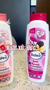 (DATE MỚI) Sữa tắm Balea mật ong 750ml - Dưỡng ẩm dịu nhẹ phù hợp gia đình thuần chay - Hàng Đức
