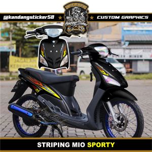 Striping Mio Sporty Fire Simple Thailand Mio Smile Mio Garnis Thailooks Sunmori Striping Mio Ori Striping Mio Api KandangSticker