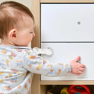4pcs Baby Proofing ตู้ล็อคเด็กความปลอดภัยบ้านป้องกันเด็ก Proofing ล็อคสำหรับ Curious กำหนดเด็กวัยหัดเดิน TF-Erc-TH