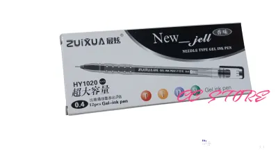 Zuixua Pulpen Gel New Jell pen apel Tinta Hitam 1 pak