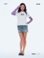 STYLIST | Kuromi - Regular Tee TripleHeartWhite เสื้อยืดพอดีตัว คุโรมิ. 