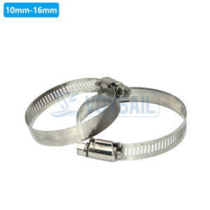 304 Stainless Hose Clamp Steel Adjustable For Fixed Water Pipe Washing Machine Trachea