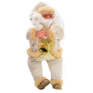[On hand] Standing Santa Claus Christmas Figure Doll Sack Gifts Holiday Decoration