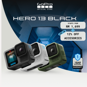 GoPro Action Camera HERO 13 Black/HERO13 Black(5.3K/4K/2.7K/1080P/HyperSmooth6.0/HDR Video/10-bit color/2x Zoom/GPS)