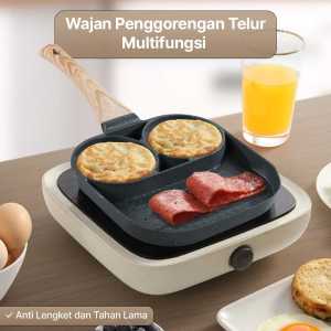 COD Wajan cetakan Penggorengan Telur kue anti lengket Frying Pan Multifungsi 4 Lubang ZO-BP1 ZOGIFT