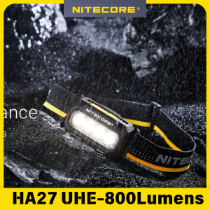 NITECORE HA27 UHE Modular AAA Headlamp 3 Color Temperatures 800 Lumens Led Headlight with HLB1500 Battery for Night Run Camping