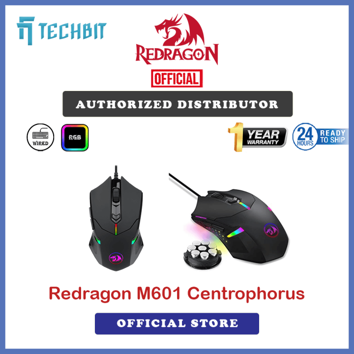 Redragon M601RGB Centrophorus 2 Gaming Mouse Lazada