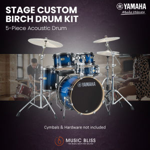 Yamaha Stage Custom Birch Shell Pack - 22" Kick - Deep Blue Sunburst