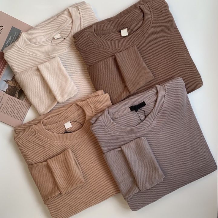NATALIA- CLARISSA TOP KNIT RIB /  Clarissa Panjang Turtleneck