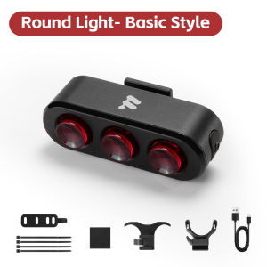 Tây đi xe đạp Đèn hậu xe đạp độ sáng cao Đèn Xe Đạp Thông Minh phanh cảm ứng đèn hậu IP66 đạp xe không thấm nước đèn hậu tự động bắt đầu-dừng đèn gắn đuôi xe an toàn