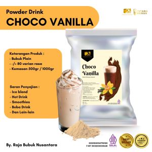 Bubuk Minuman Regular Rasa Choco Vanilla Powder Drink Coklat Vanilla