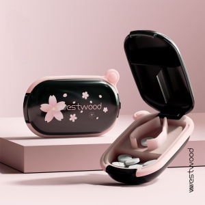 Hodepart COD ที่ตัดยาเม็ด ที่แบ่งยา กล่องตัดยา พกพา พร้อมที่ตัดยา กล่องยา วิตามิน ใบมีดคม กล่องใส่ยาแบบพกพา