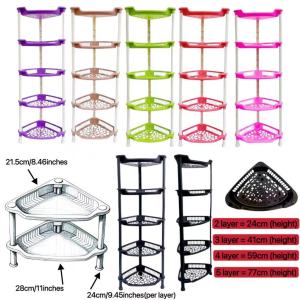 BINLU 5layer multipurpose rack bathroom shelving kitchen racks organizer corner rack plastic rack organizer bathroom shelf organizer table shelf desk organizer dasktop storage sarisari store supplies 5layer kitchen food storage shelves organizer for cr