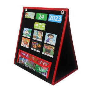 Daily Schedule Pocket Charts Daily Routine Pocket Chart with 63 Cards Classroom Pocket Chart for Speech and Language