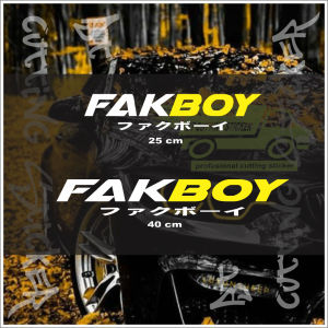 sticker cutting sticker fakboy sticker mobil sticker motor sticker kaca jdm sticker fakboy