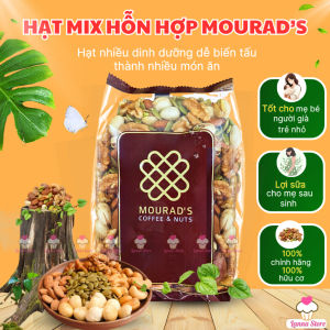 [HCM - Hỏa Tốc 4H] Hạt hỗn hợp mixed 5 loại hạt óc chó hạt dẻ cười macca bí xanh hạnh nhân Mourads 453 g - Úc