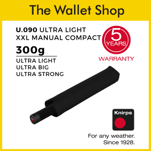 Knirps U.090 Ultralight XXL Manual Compact Umbrella