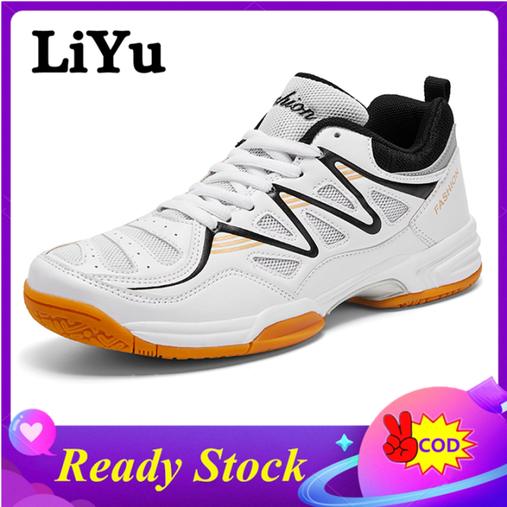 LiYu High Quality Table Badminton Size 38-48 Outdoor Sports For Men And Women Rubber Slip Airtight Canvas Running Shoes