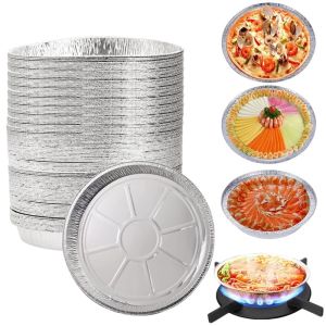 Set 10 khay giấy bạc lót nồi chiên size 18cm