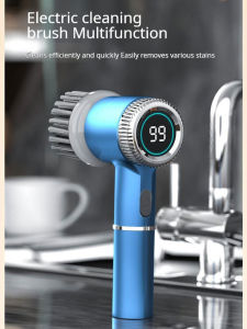Universal Cordless Digital Cleaning Brush for Kitchen Toilet Glass Crevice Groove