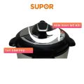 Nồi áp suất điện 2 lòng nồi Supor CYYB50YA10VN-100 5L tặng kèm bộ dao 5 món Masamoto. 