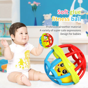 BabyShine Mainan Bayi / Bola Putar Rattle Teether dengan Suara Kerincingan