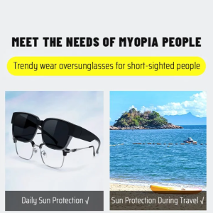 Portable One Glasses Two Uses Highvalue Sunglasses Nearsighted Set Sunglasses and Sunglasses