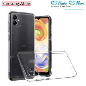 Case Samsung A04e Clear Premium Softcase Ultra Thin Jelly Silikon Clear Transparant Bening