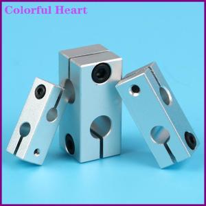 Colorful Heart Pillar fixing clamp vertical fixed diameter fastening aluminum alloy optical axis cross block steel pipe fixing bracket connecti