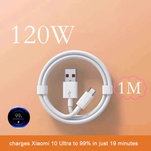 Cáp Xiaomi Original Type-C 120W 67W Sạc Nhanh 6A cho Poco X7 Pro F5 Redmi Note 13 12 Mi 15 14 | Dây 1 mét tiêu chuẩn vàng