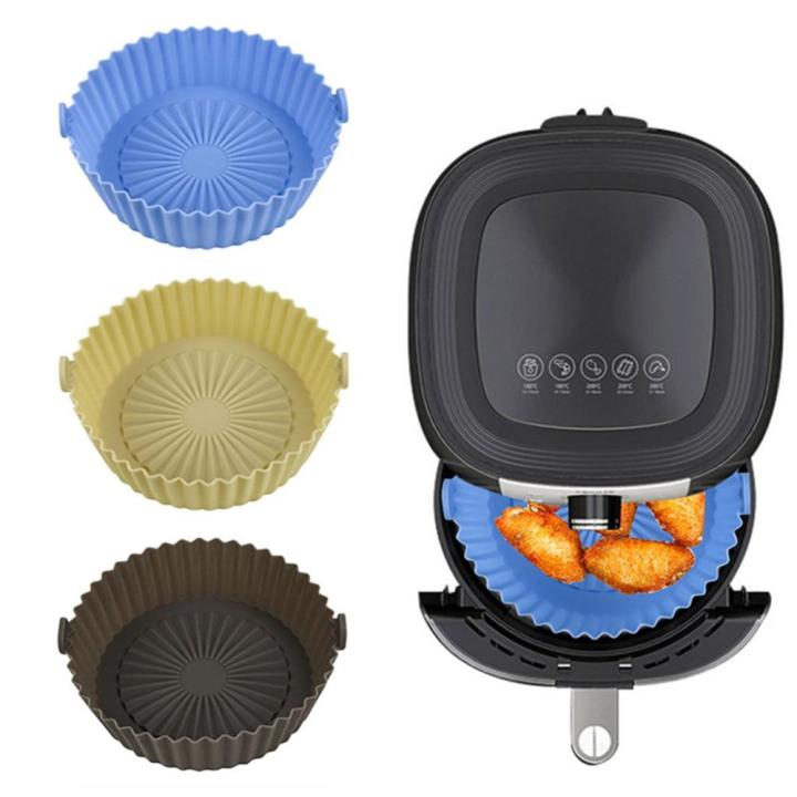 KJ57K 6/8 in Nonstick Safe Air Fryer Bowl Round Non Toxic Air Fryer