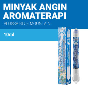 1 Pcs - Plossa Blue Mountain 10 ml - Minyak Angin Aromatherapy - Roll On