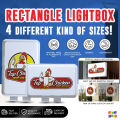 KGS Portable Advertising LED Lightbox Rectangle Outdoor Signage/ Business Promotion| without Logo. 
