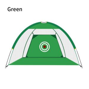 Indoor 2M/3M Golf Practice Net Tent 2s Set-up Golf Hitting Cage Garden Golf Training Equipment Mesh