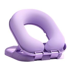 Travel Pillow Memory Foam Ergonomic Designs Foldable Portable Desk Rest Support Ice Silk Cover Multipurpose Use